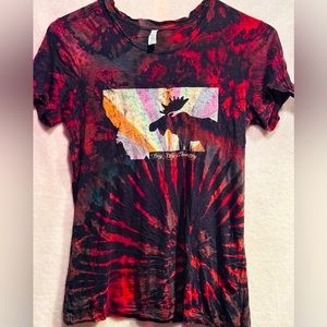 Hand made tie dye women’s T-shirt